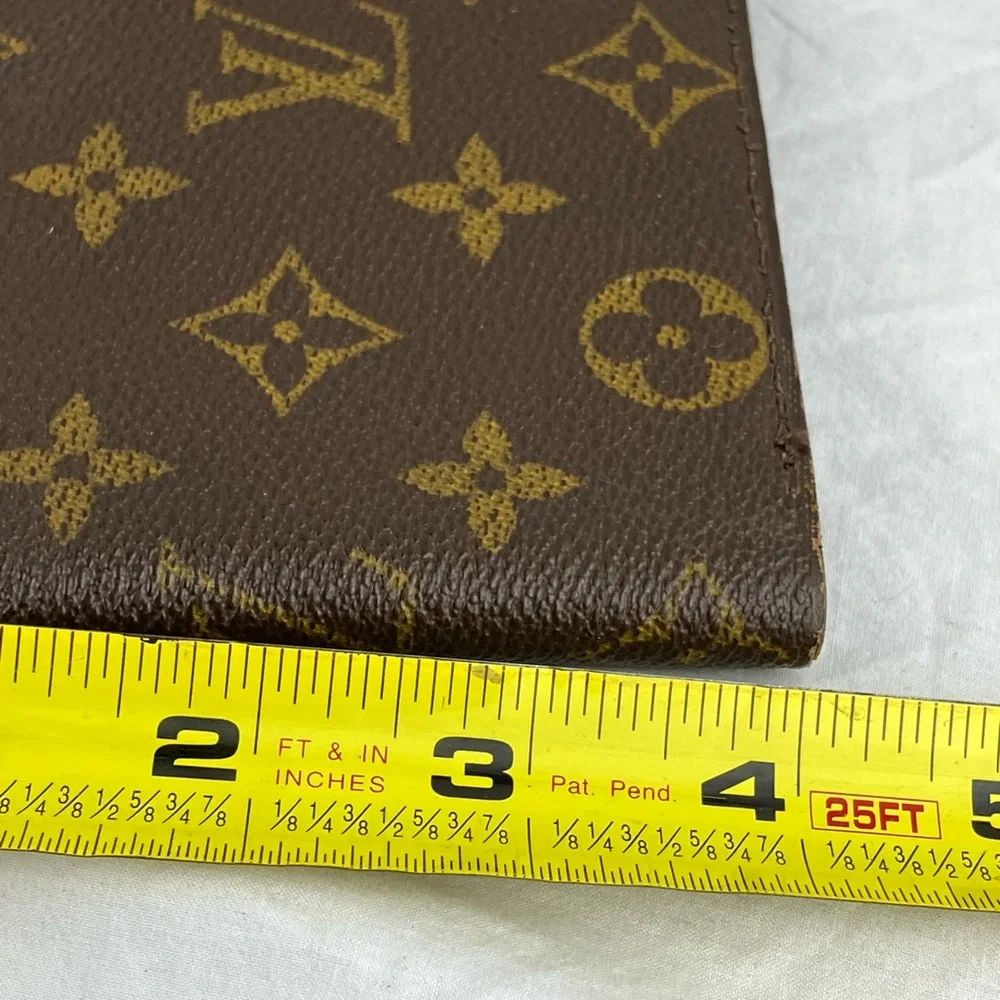 Auth vintage Louis Vuitton Monogram Brown wallet pre serial number 1970s